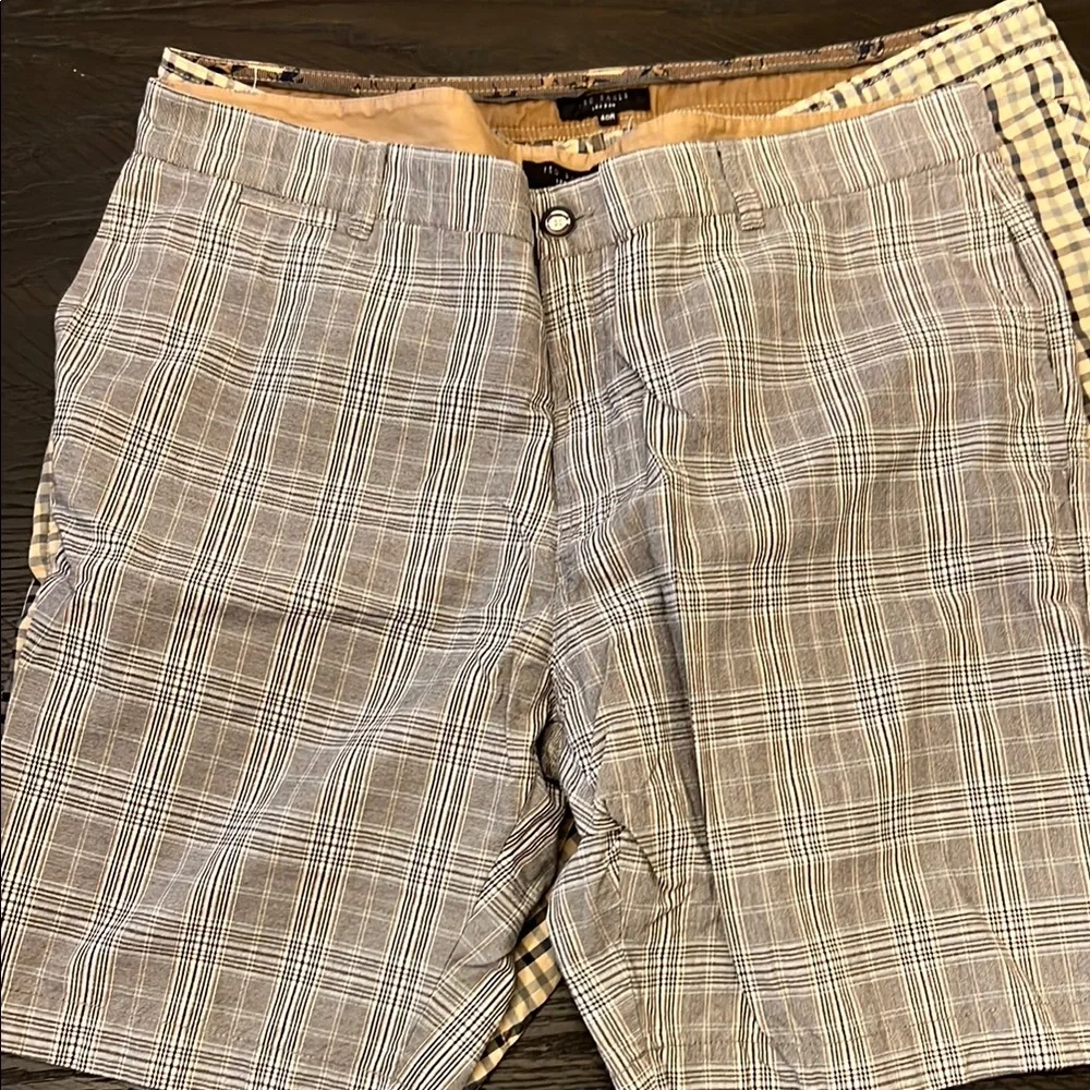 2 Ted Baker Plaid Shorts - Picture 4 of 5